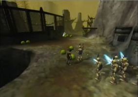 une photo d'Ã©cran de Oddworld - Munch s Oddyssey sur Microsoft X-Box